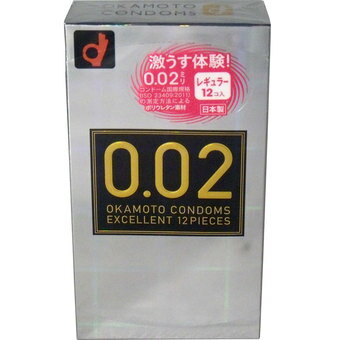 【配送おまかせ 送料込】オカモト ゼロゼロツー エクセレント 12個入り 薄さ均一 002EX ナチュラル ( コンドーム 避妊具 スキン ) ( 4547691710482 ) 1個