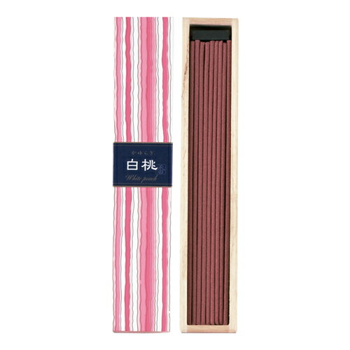 【まとめ買い×6】日本香堂 お香 インセンス 「かゆらぎ 白桃 スティック40本入」 ×6点セット(4902125384514)