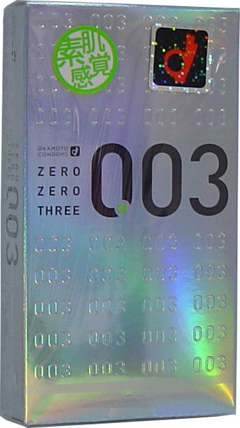 【送料込・まとめ買い×6点セット】オカモト　003　ゼロゼロスリー　12個入 ( コンドーム・避妊具 ) ( 4970520232358 )