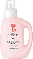 サラヤ　arau. ( アラウ ) 洗濯用せっけん 本体 1.2L 無香料・無着色・保存料無添加 (4973512515705 )