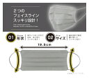 【数量限定】富士 不織布 アッシュ グレー マスク 30枚入 大人用(サイズ:約195mm×85mm PFE99% カット フィルター ) (494410931...