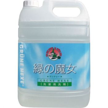 【送料込・まとめ買い×2点セット】【業務用5Lサイズ】緑の魔女 ランドリー 業務用 5L 洗濯洗剤 ( 液体 ) 弱アルカリ性 ( 4902875171013 )