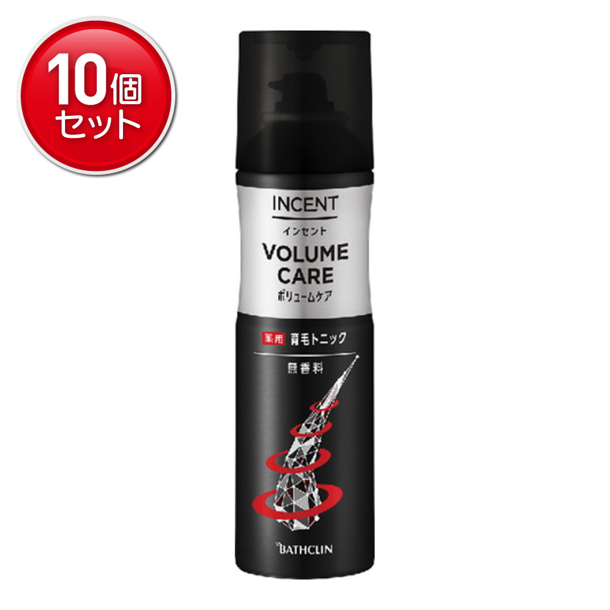 商品名：バスクリン インセント INCENT 薬用 育毛トニック ボリュームケア 190g 医薬部外品内容量：190gJANコード：4548514511484発売元、製造元、輸入元又は販売元：バスクリン原産国：日本区分：医薬部外品商品番号：101-4548514511484商品説明太く長くボリューム感のある髪へ・4つの有効成分が血行促進、毛根を活性化、抜け毛予防＆育毛・メントール＊1と炭酸ガス＊2配合。爽快な使い心地・トウガラシエキス、ニンジンエキス、ボタンピエキス（保湿成分）配合・液だれせず、生え際や気になる部分にとどまって効く、爽快直噴ジェットタイプ・無香料・無着色・ノンパラベン・ノンシリコン　・エアゾールタイプ＊1有効成分、＊2噴射剤広告文責：アットライフ株式会社TEL 050-3196-1510 ※商品パッケージは変更の場合あり。メーカー欠品または完売の際、キャンセルをお願いすることがあります。ご了承ください。