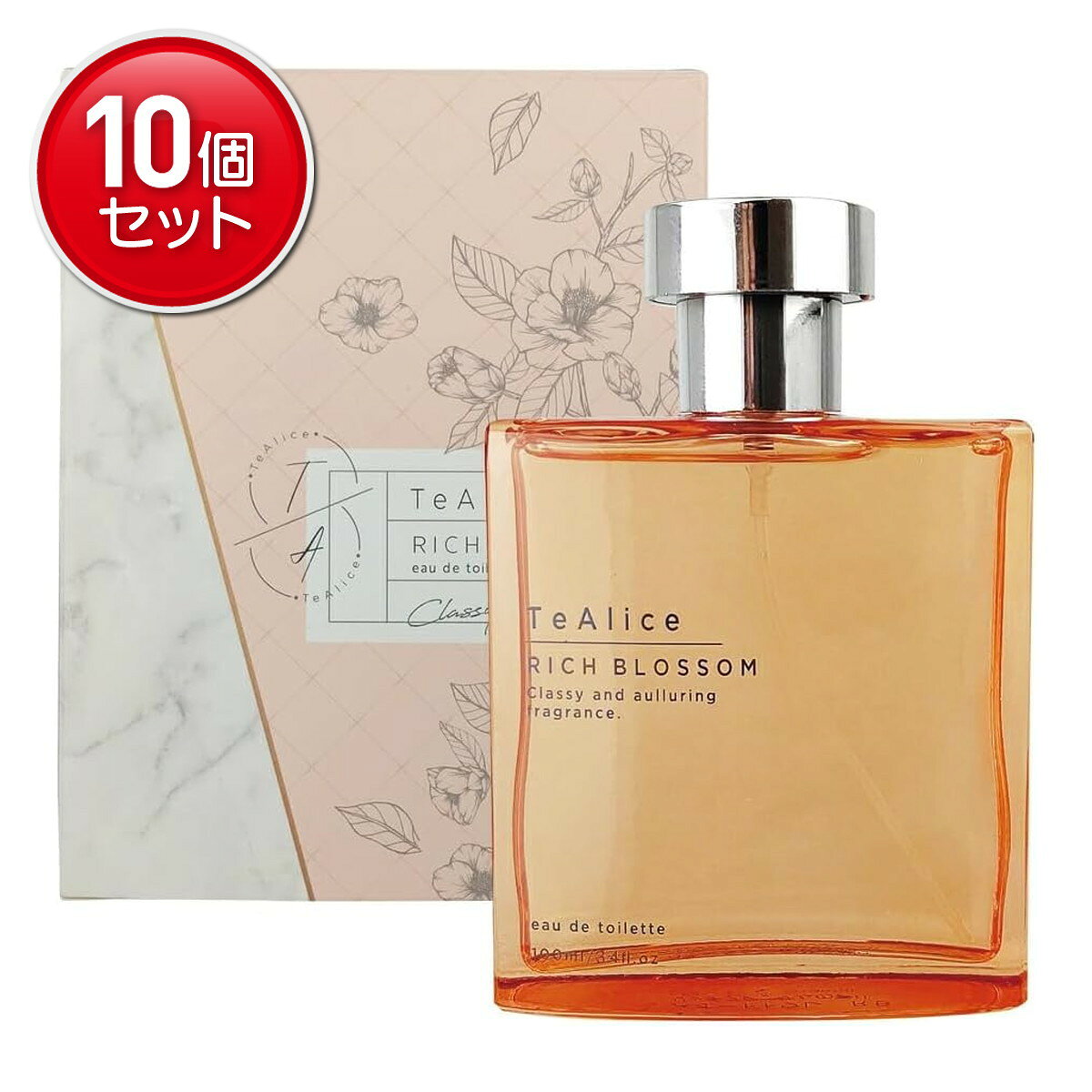 Fragrance, Perfume - 【最安挑戦！まとめ買い×10点セット】コスメステーション ティアリス TeAlice TA002 オードトワレ リッチブロッサム 100mL