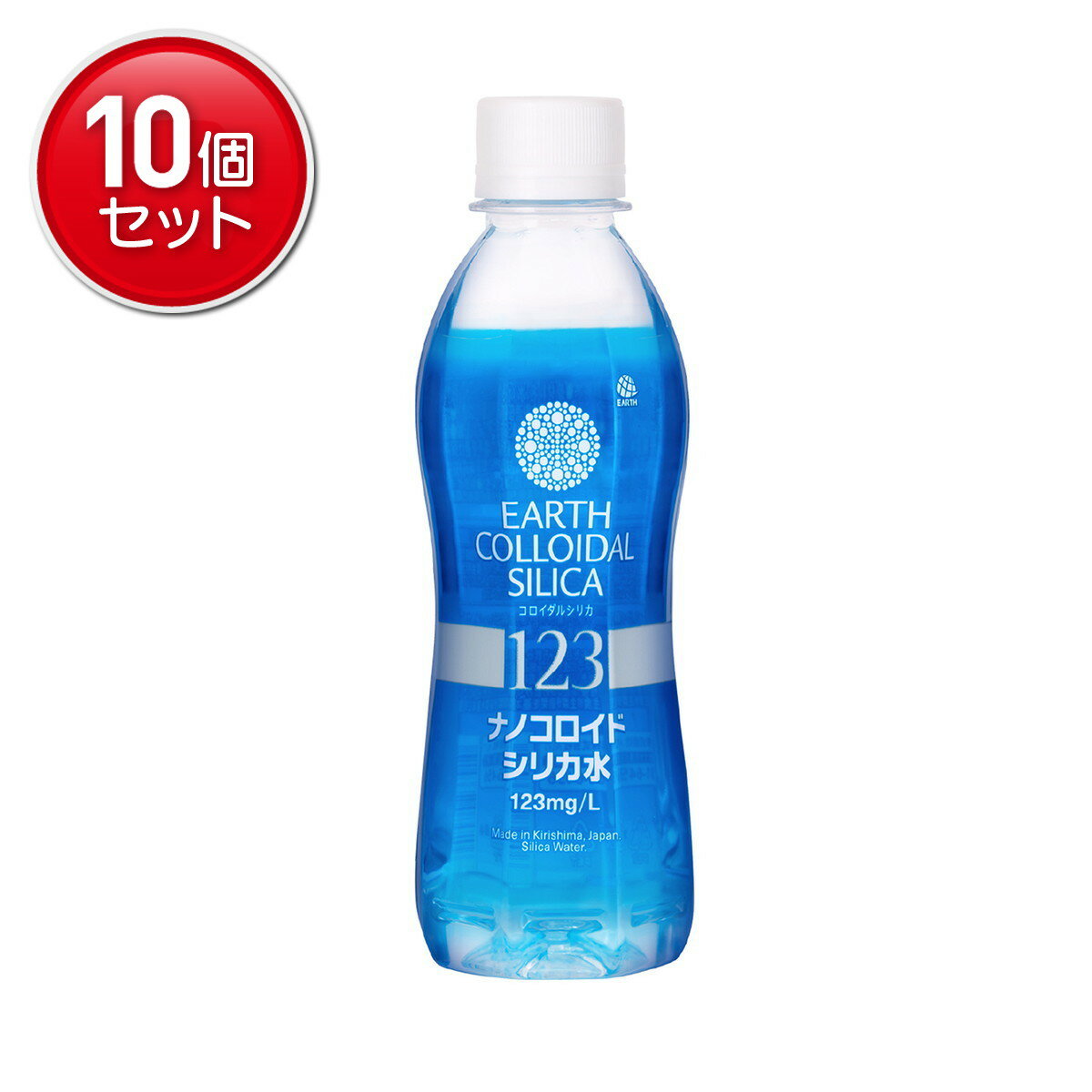 【最安挑戦！まとめ買い×10点セット】アース製薬 アース コロイダルシリカ123 ナノコロイドシリカ水 30..