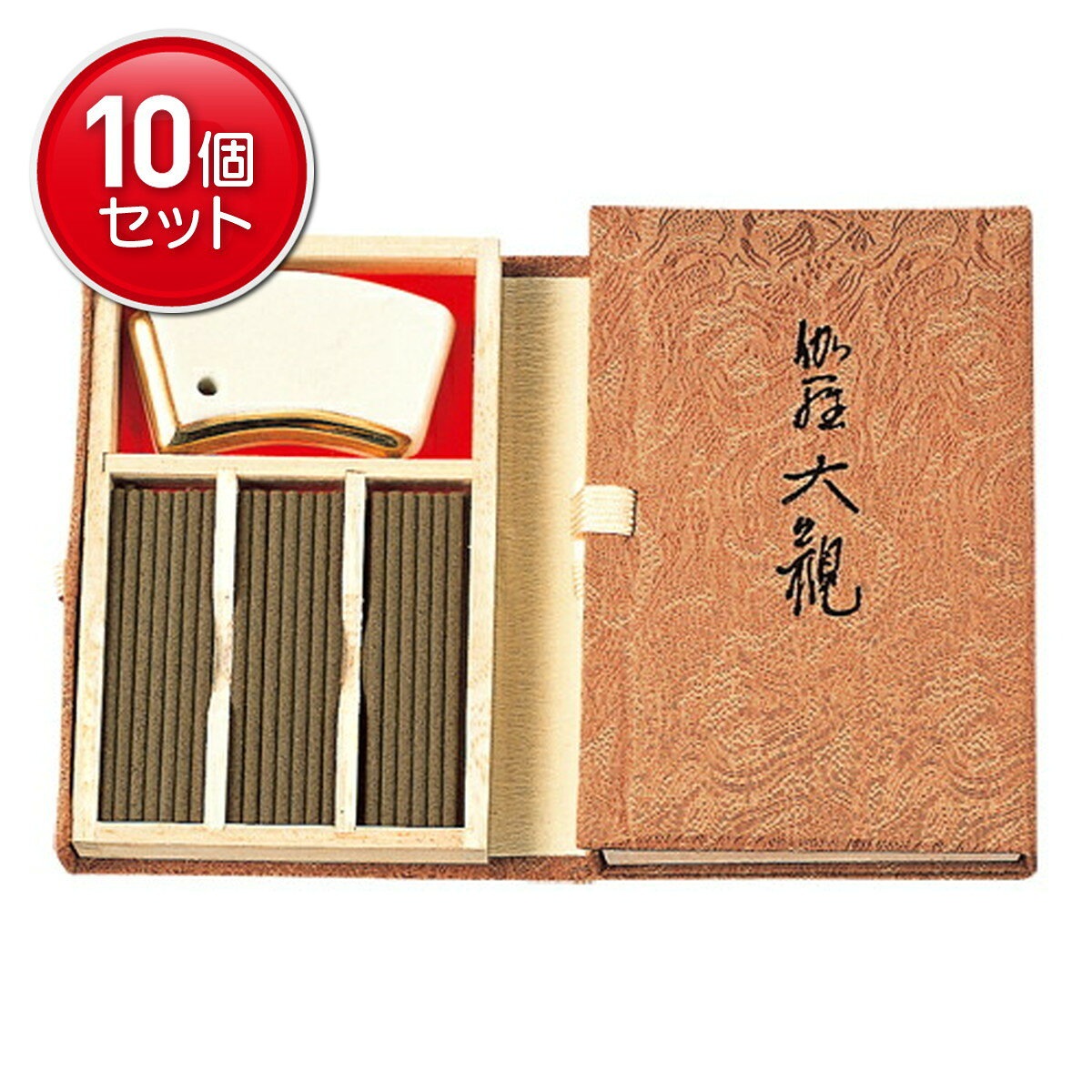 Inkou （Solid Perfume） - 【最安挑戦！まとめ買い×10点セット】日本香堂 お香 インセンス 「伽羅大観 スティック45本入」 　(4902125554009)