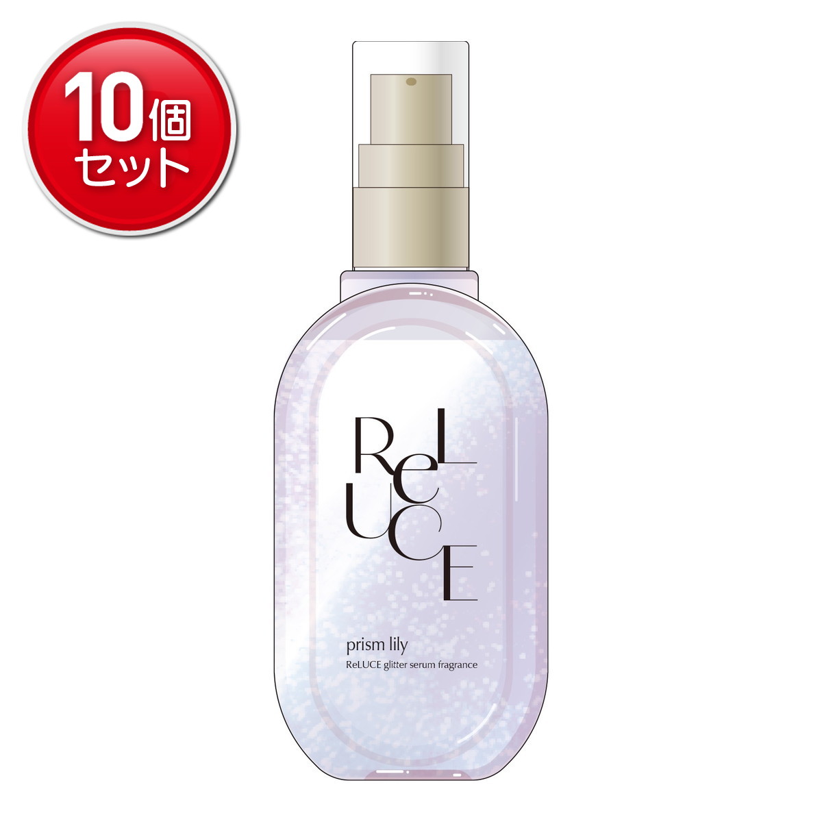【最安挑戦！まとめ買い×10点セット】コスメテックスローランド リルーチェ グリッターセラムフレグラ..