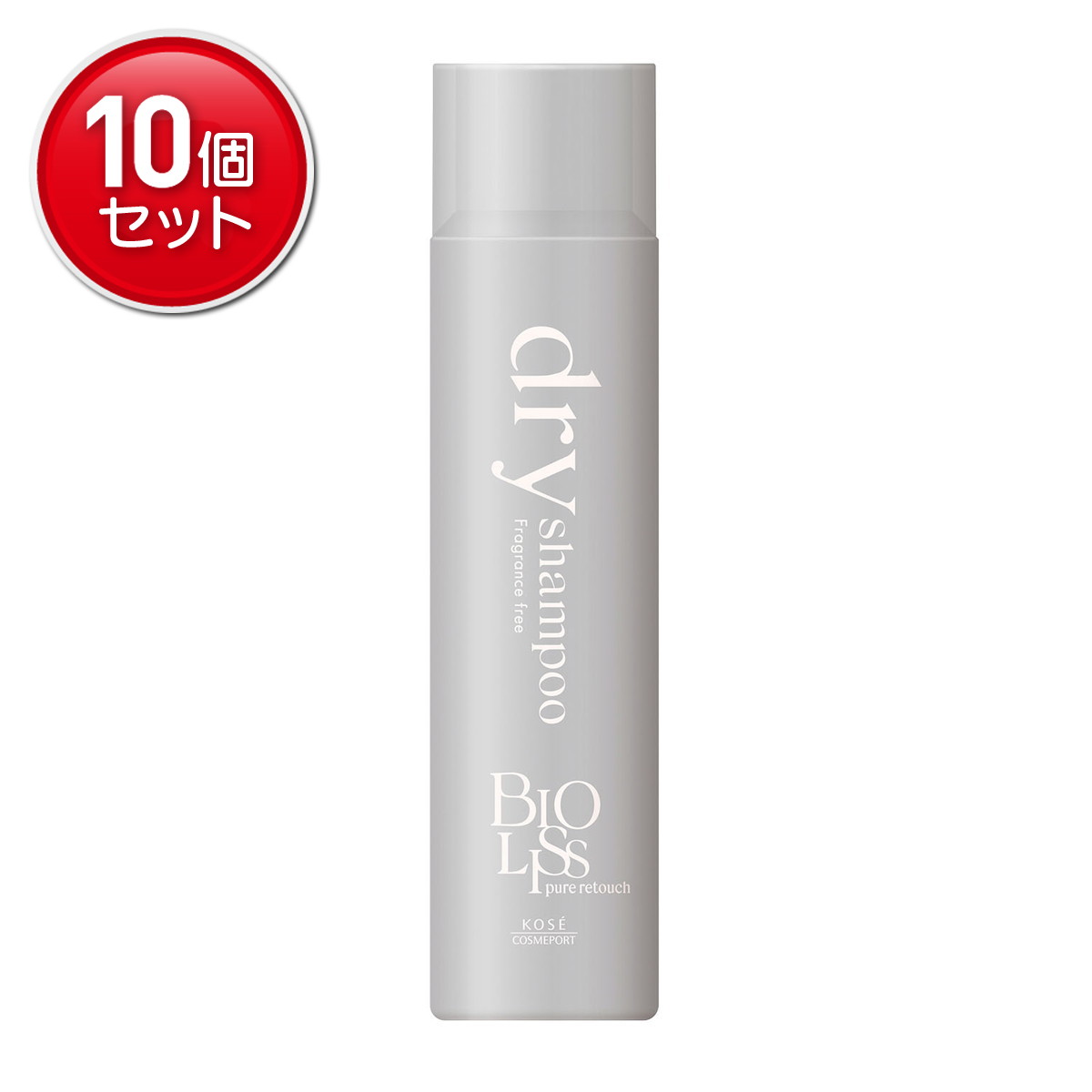【最安挑戦！まとめ買い×10点セット】コーセーコスメポート SS ビオリス ピュアレタッチ ドライシャン..
