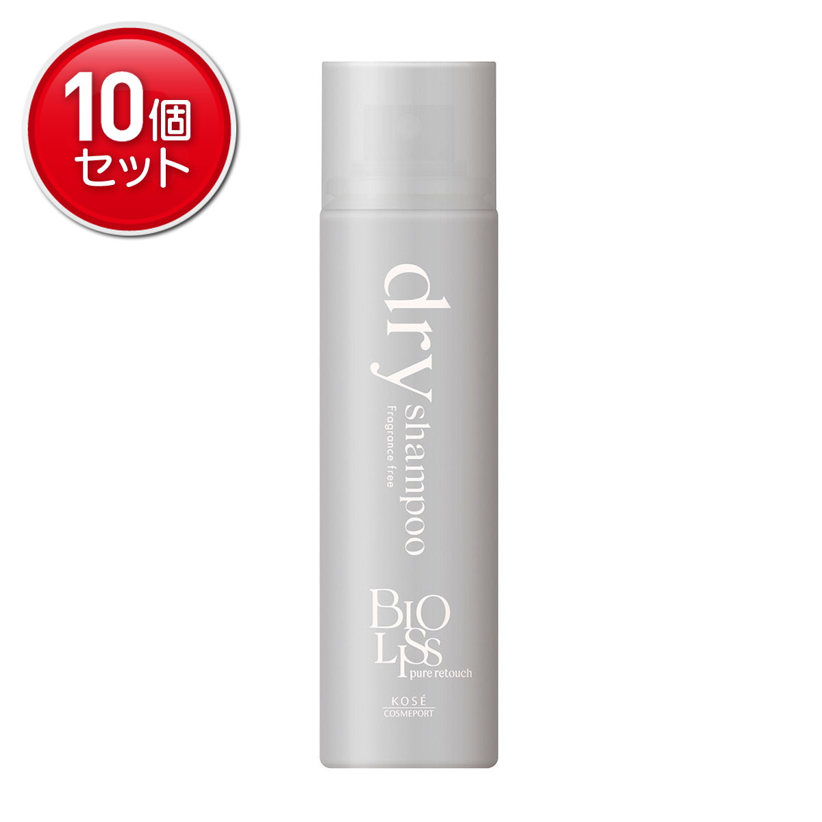 【最安挑戦！まとめ買い×10点セット】コーセーコスメポート SS ビオリス ピュアレタッチ ドライシャン..