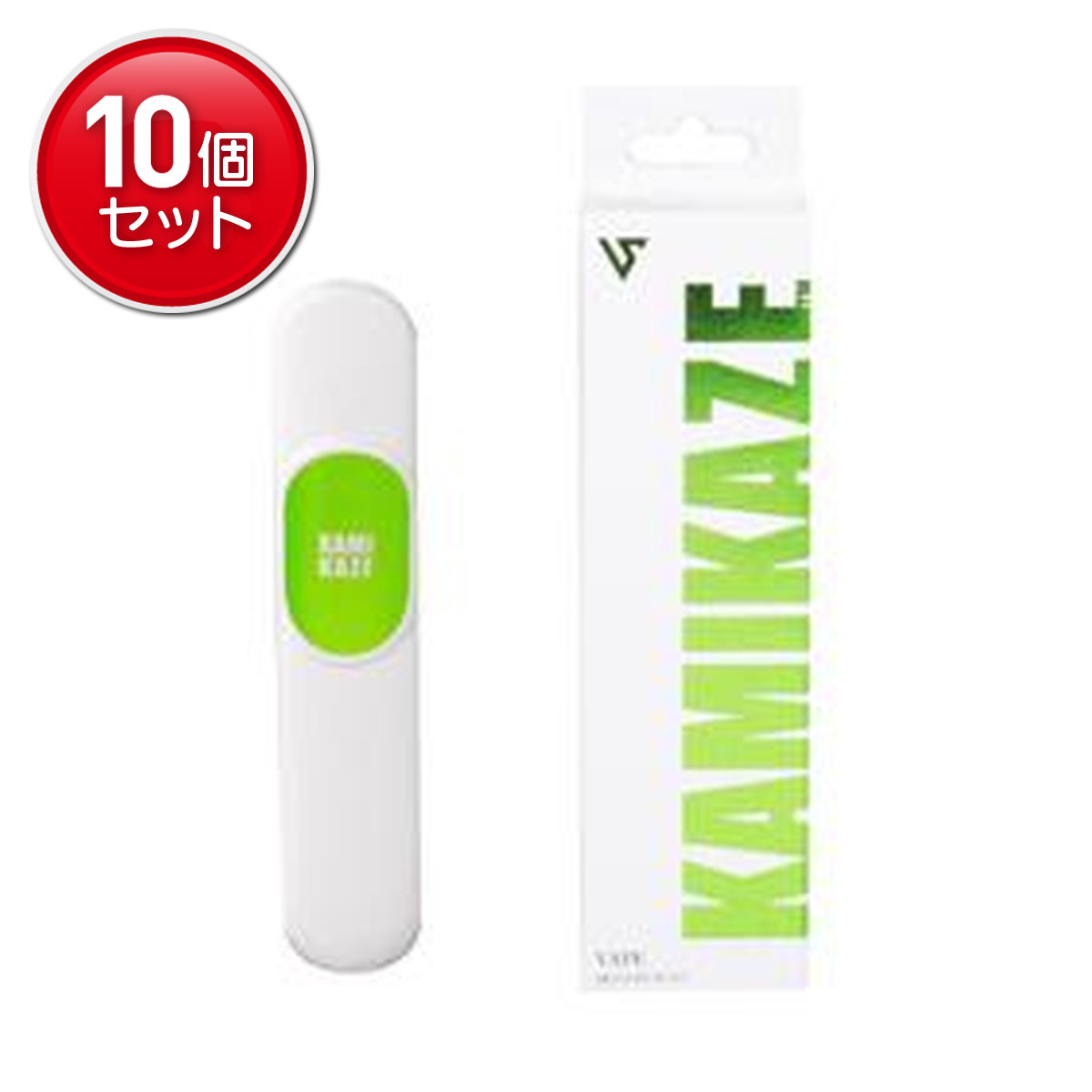 【最安挑戦！まとめ買い×10点セット】ライテック 使い切り 電子VAPE スムーズビップ KAMIKAZE メガマスカット(3)