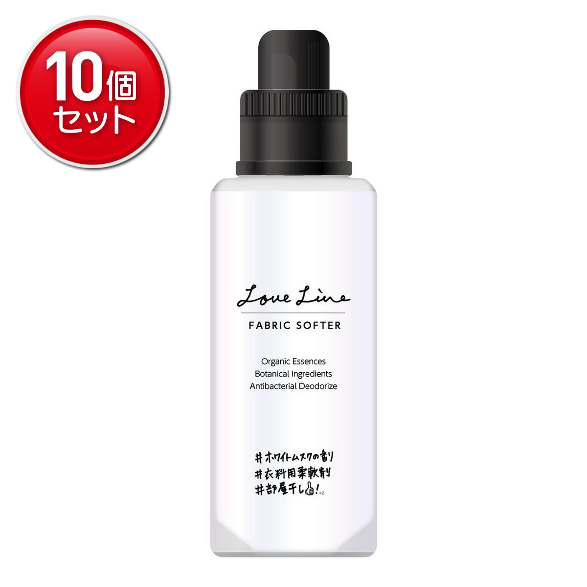 商品名：ミツエイ ラブライン ファブリックソフター ホワイトムスク 本体 600ml 衣類用柔軟剤内容量：600mlJANコード：4978951061158発売元、製造元、輸入元又は販売元：ミツエイ商品番号：101-4978951061158商品説明24時間抗菌・防臭効果で部屋干しもOK。オーガニック成分・ボタニカル消臭成分配合。衣類も心もやさしく包みこむホワイトムスクの香り。広告文責：アットライフ株式会社TEL 050-3196-1510 ※商品パッケージは変更の場合あり。メーカー欠品または完売の際、キャンセルをお願いすることがあります。ご了承ください。