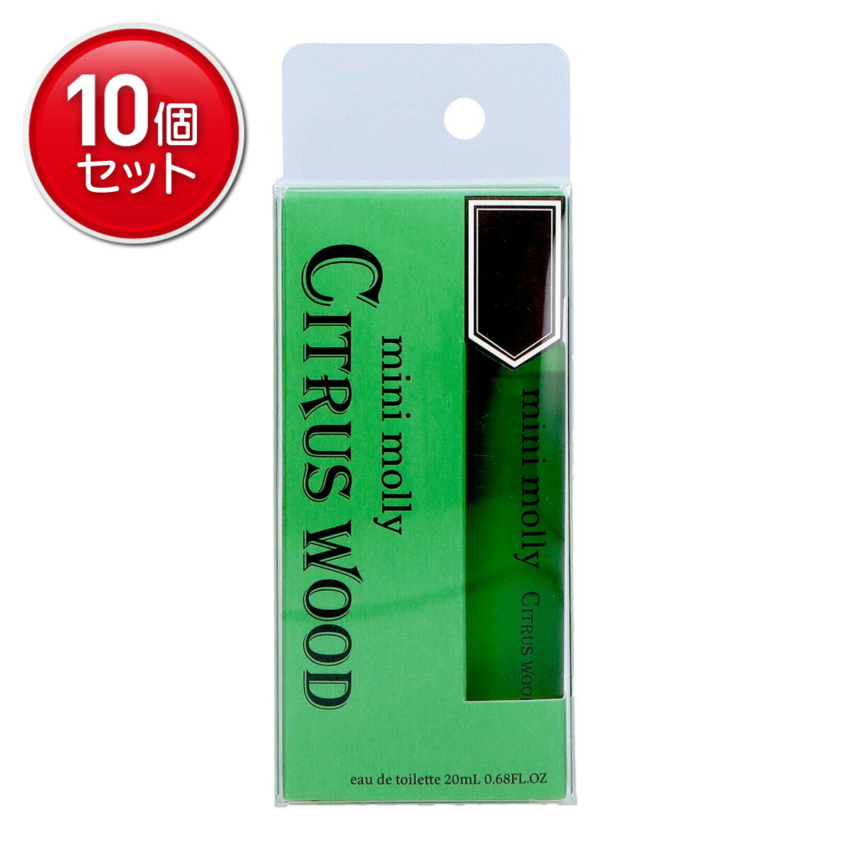 【最安挑戦！まとめ買い×10点セット】コスメステーション minimolly ミニーモリー オードトワレ シトラスウッド 20mL