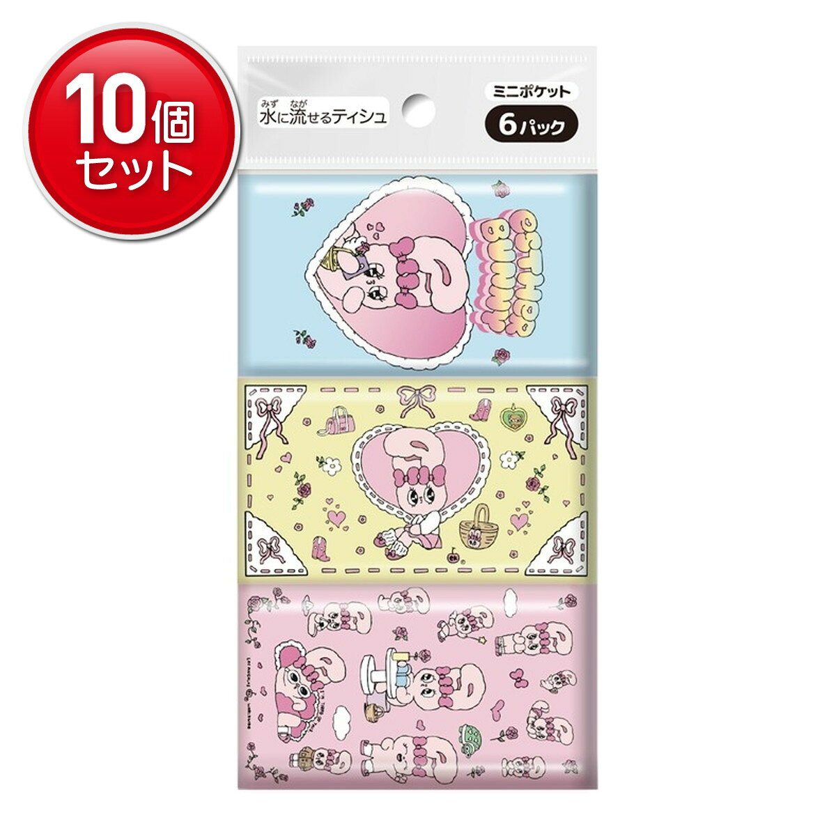 商品名：ダイレイ エスターバニー ミニポケットティシュ 6パック内容量：6パックJANコード：4582769972751発売元、製造元、輸入元又は販売元：ダイレイ原産国：日本商品番号：101-4582769972751商品説明POPでガーリーなテイストのウサギのキャラクターのポケットティッシュ。広告文責：アットライフ株式会社TEL 050-3196-1510 ※商品パッケージは変更の場合あり。メーカー欠品または完売の際、キャンセルをお願いすることがあります。ご了承ください。