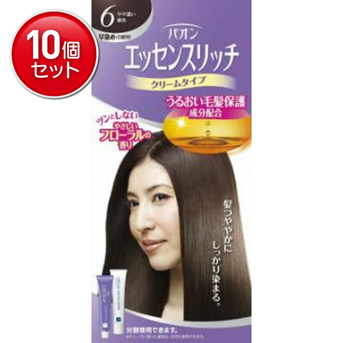 【最安挑戦！まとめ買い×10点セット】パオン エッセンスリッチ クリームタイプ 6　 ★まとめ買い特価! ( 4987234311828 ) ( 毛染め・ヘアーカラー・ヘアケア )