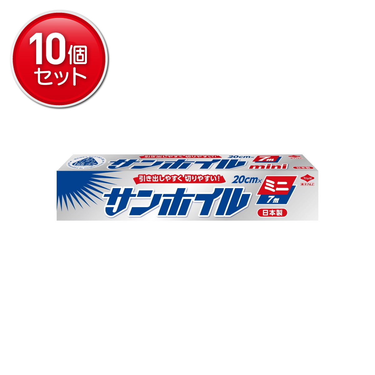 商品名：東洋アルミ サンホイル ミニ 7M アルミホイル内容量：7MJANコード：4901603025680発売元、製造元、輸入元又は販売元：東洋アルミエコープロダクツ原産国：日本商品番号：101-4901603025680商品説明ミニ7M。日本製。広告文責：アットライフ株式会社TEL 050-3196-1510 ※商品パッケージは変更の場合あり。メーカー欠品または完売の際、キャンセルをお願いすることがあります。ご了承ください。