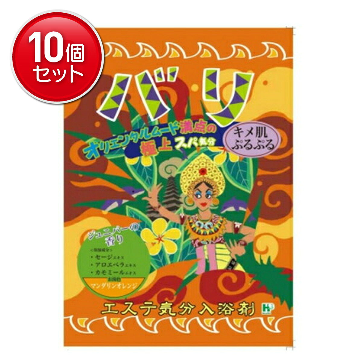 商品名：ヘルス エステ気分 入浴剤 バリ ジュニパーの香り 40g内容量：40gJANコード：4976552009166発売元、製造元、輸入元又は販売元：（株）ヘルス原産国：日本区分：化粧品商品番号：101-66708ブランド：エステ気分極上オリエンタルスパの湯分包入浴剤。有名リゾート地のエステを体験しているような気分を楽しめる入浴剤です。各種とも保湿成分配合し、アロマの香りが浴室内に広がります。マンダリンオレンジの湯色。ジュニパーの香り。広告文責：アットライフ株式会社TEL 050-3196-1510 ※商品パッケージは変更の場合あり。メーカー欠品または完売の際、キャンセルをお願いすることがあります。ご了承ください。