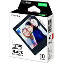   E܂Ƃߔ~10Zbg tWtC XNGAtB ubNt[ INSTAX SQUARE BLACK FRAME WW1 10