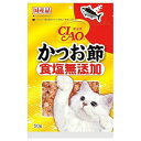 【P12倍★送料込 ×12点セット】いなば チャオ かつお節 食塩無添加 50g　※ポイント最大12倍対象