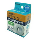 【送料込・まとめ買い×360個セット】ヨック サージカルテープ 半透明 プラスチックタイプ 25mm*9m(1コ入)