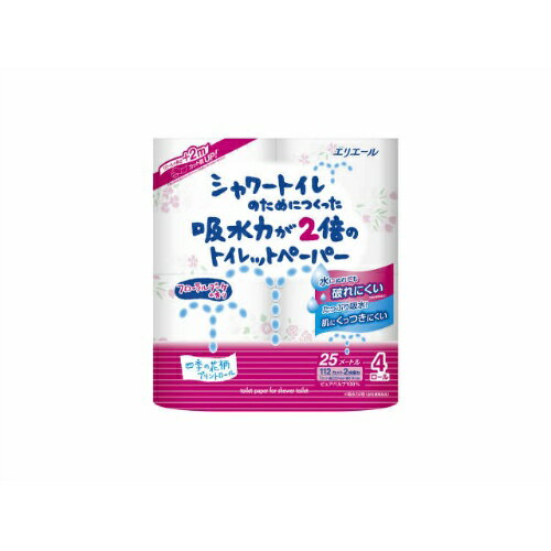 【送料込・まとめ買い×8点セット】大王製紙 エリエール シャワートイレのためにつ...