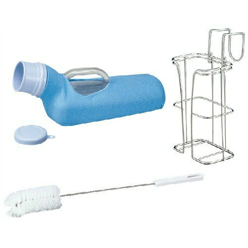 【送料込】アロン化成 尿器と尿器受けセット 男性用 1セット