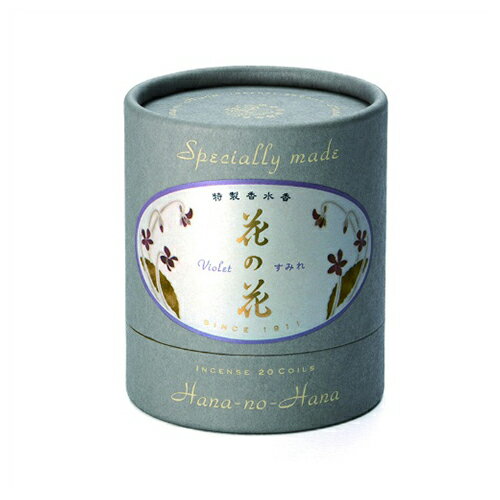【送料込・まとめ買い×48個セット】日本香堂 特製 花の花 すみれ うず巻 20巻入