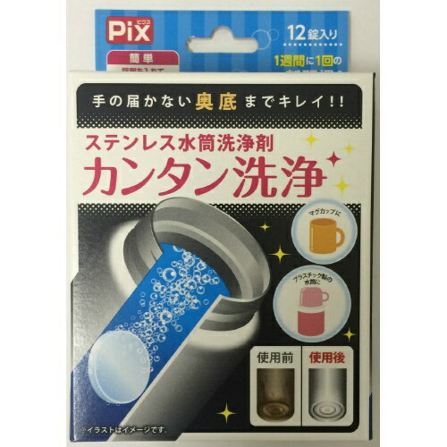 【令和・早い者勝ちセール】ライオンケミカル Pix ステンレス水筒洗浄剤(2.8g*12錠入)