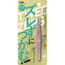 【送料込・まとめ買い×3点セット】貝印 ズレずにつかむ 毛抜き ピンク 1本入