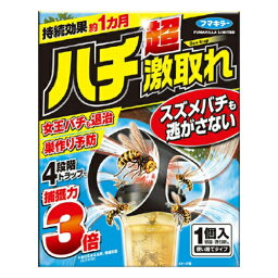 【送料込・まとめ買い×12個セット】フマキラー ハチ 超激取れ 1個入