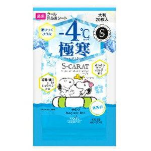 【まとめ買い×5個セット】コーセーコスメポート エスカラット 薬用 クール 汗ふきシート -4℃極寒 無香料 大判 20枚入