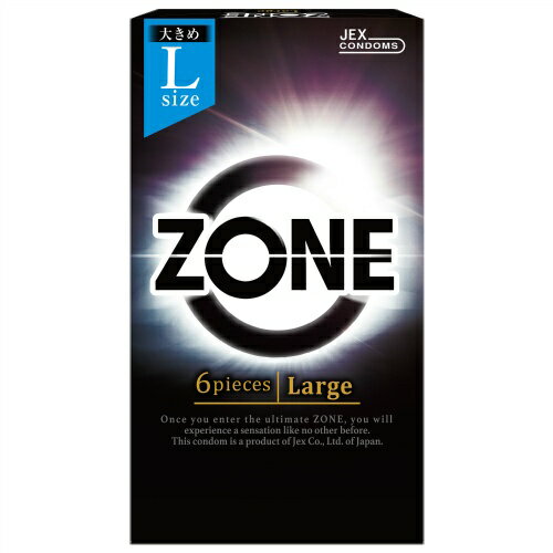 商品名：ZONE（ゾーン） Largeサイズ内容量：6個JANコード：4973210030739発売元、製造元、輸入元又は販売元：ジェクス株式会社原産国：タイ区分：管理医療機器(認証番号：224AKBZX00084000)商品番号：101-63554ブランド：ジェクスコンドームステルスコート：コンドーム使用時の違和感を解消する●ステルスコート：コンドーム使用時の違和感を解消する独自のゼリー技術●優れたフィット感のラテックス製●ナチュラルタイプ●ブラックカラー●大きめのLサイズ広告文責：アットライフ株式会社TEL 050-3196-1510 ※商品パッケージは変更の場合あり。メーカー欠品または完売の際、キャンセルをお願いすることがあります。ご了承ください。