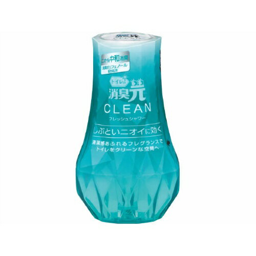 【送料込・まとめ買い×4点セット】小林製薬 トイレの消臭元 CLEAN フレッシュシャワー 400ml