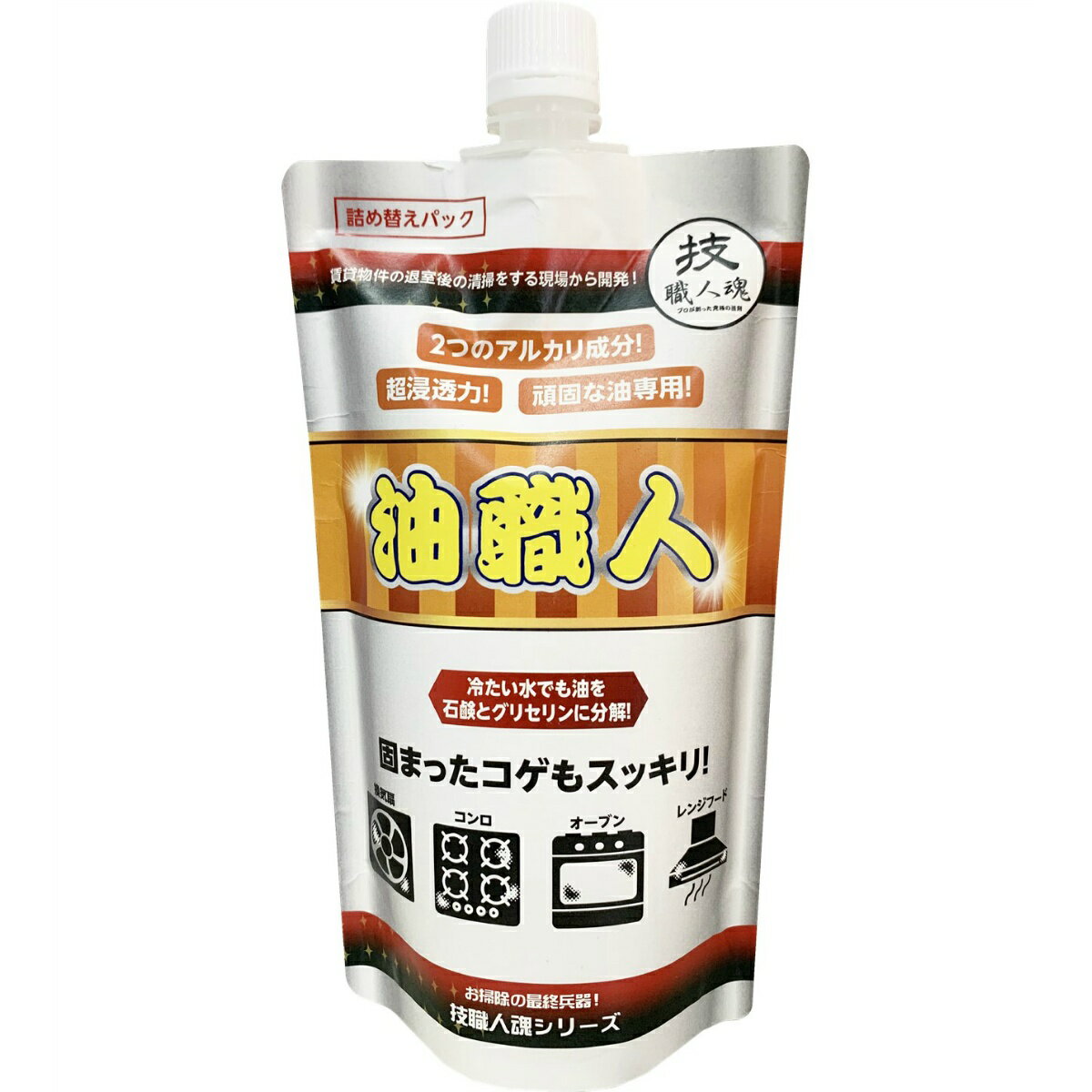 【送料込・まとめ買い×24点セット】允・セサミ 油職人 レギュラー 詰め替えパック 400ml 技職人魂シリーズ