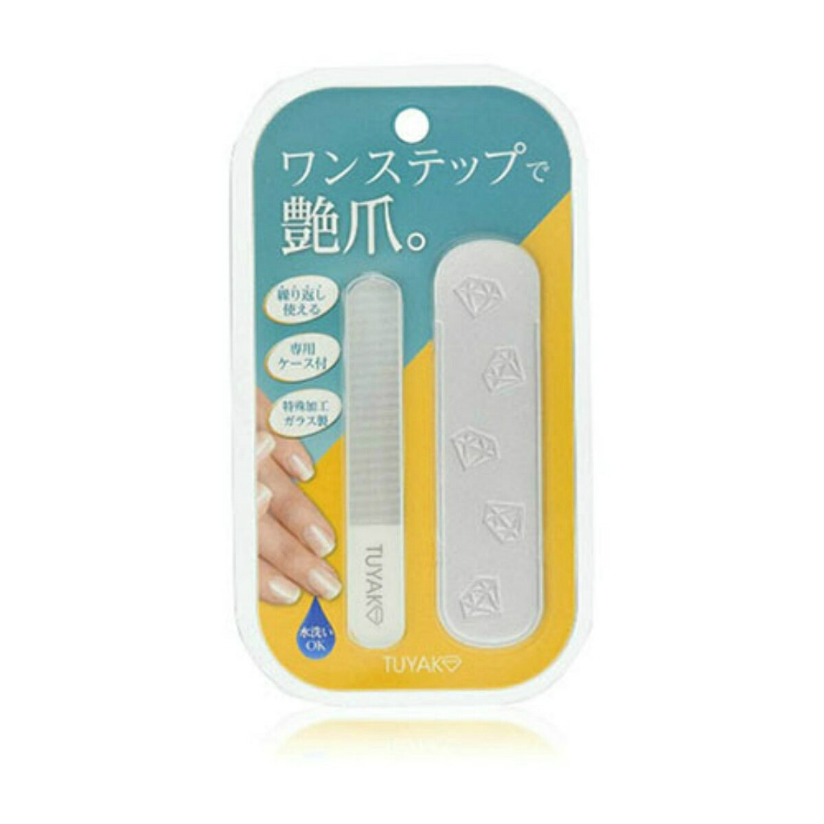 【送料込・まとめ買い×10点セット】ビタットジャパン すっぴんネイル ツヤコ 爪やすり