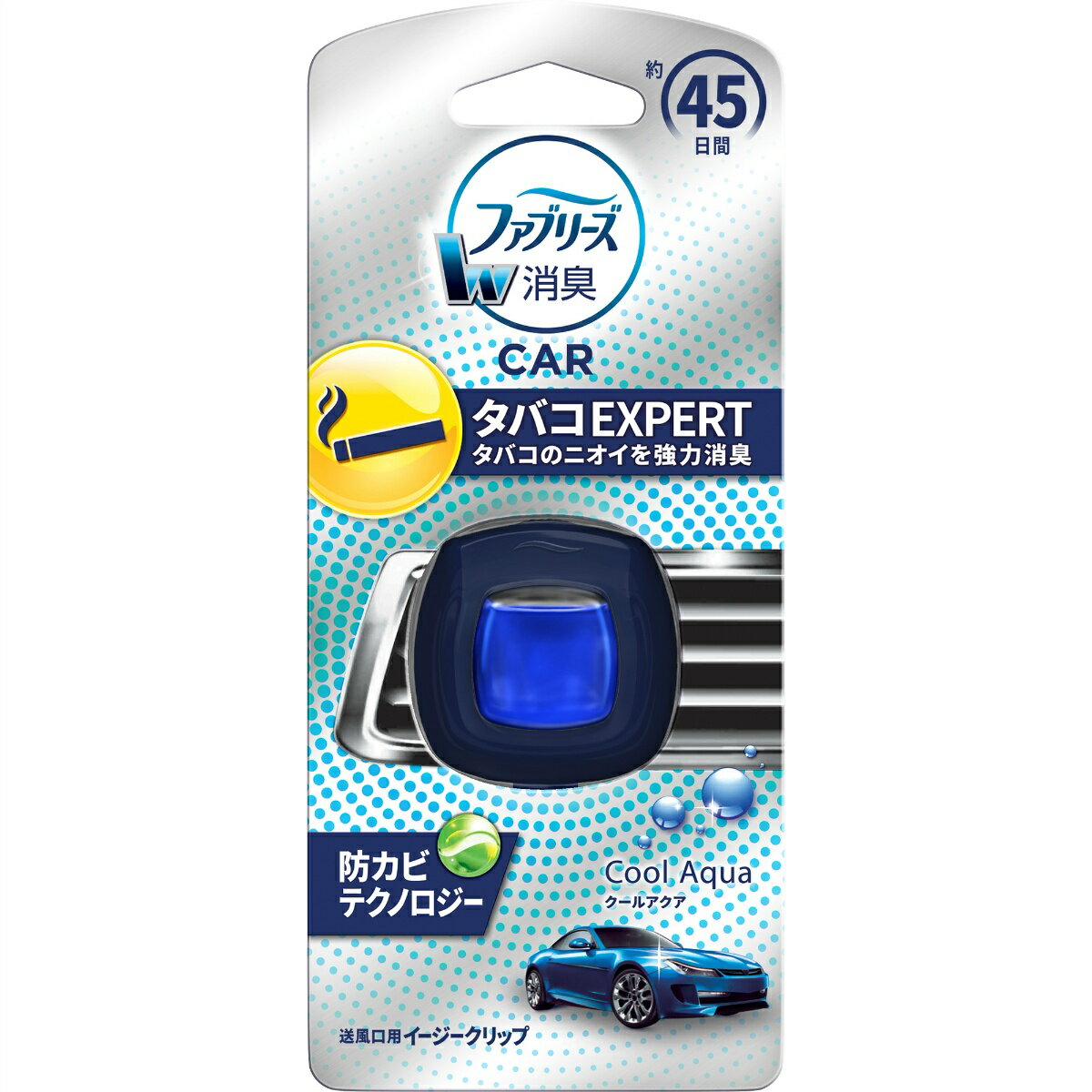 P&G ファブリーズ イージークリップ タバコ エキスパート クールアクア 2ml