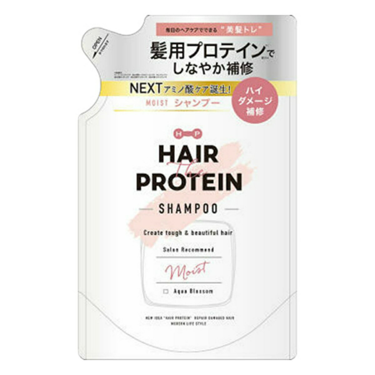 コスメテックスローランド ヘアザプロテイン モイストシャンプー レフィル 400ml つめかえ用