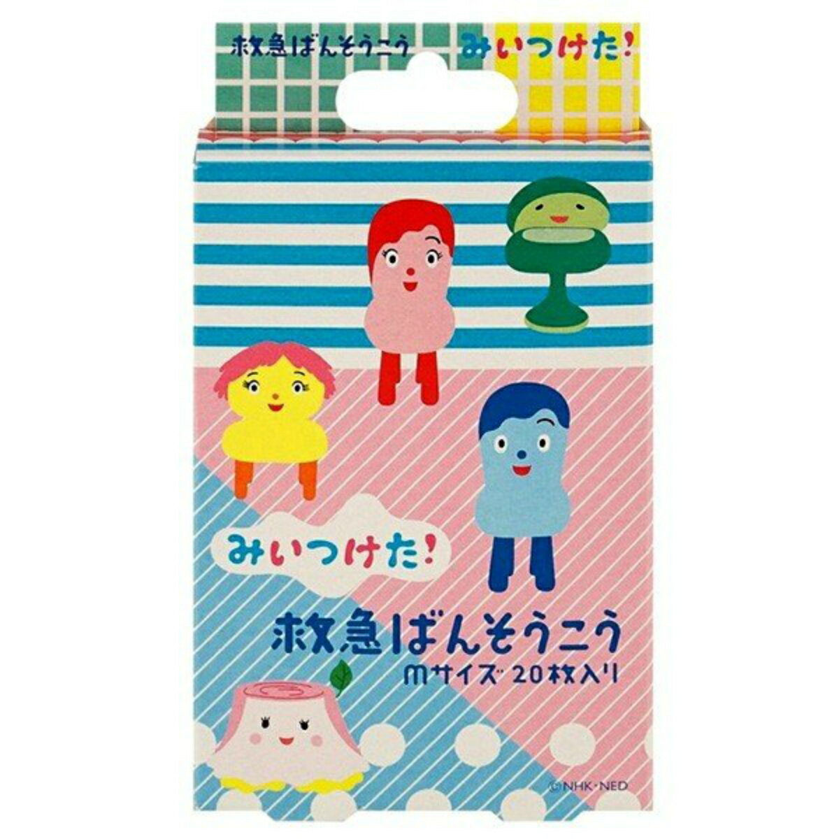 楽天姫路流通センター【送料込・まとめ買い×200個セット】スケーター QQB1 救急ばんそうこう みいつけた!15 Mサイズ 20枚入