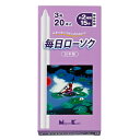 【送料込・まとめ買い×5点セット】日本香堂 毎日ローソク 3号 20本入