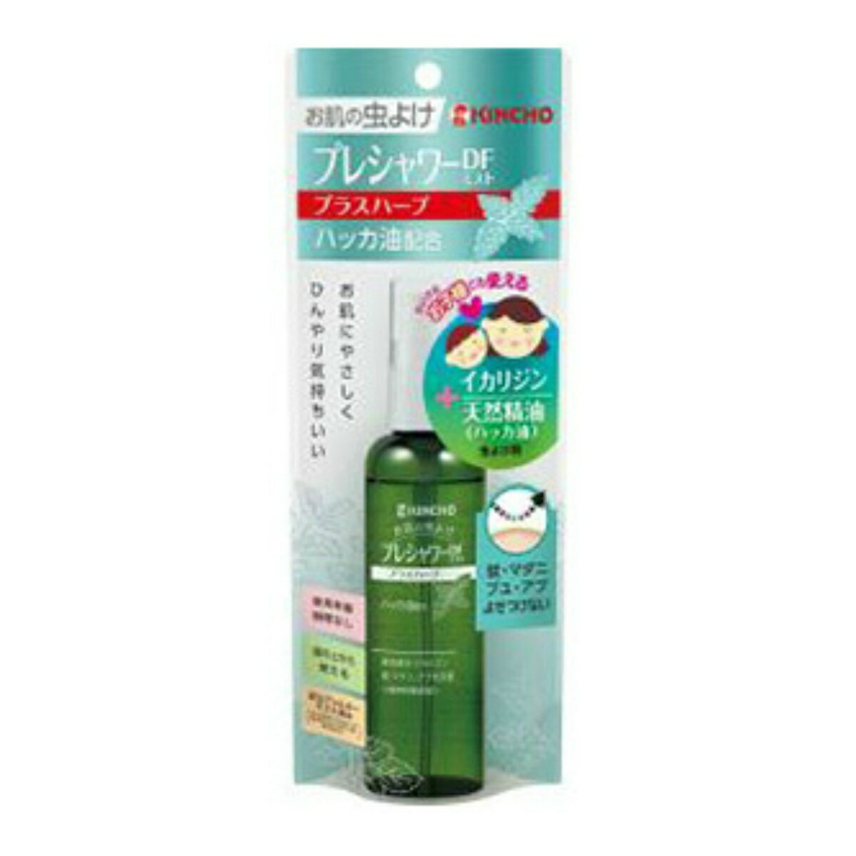 楽天姫路流通センター【送料込・まとめ買い×40個セット】大日本除虫菊 金鳥 お肌の虫よけ プレシャワー DF ミスト プラスハーブ 100ml