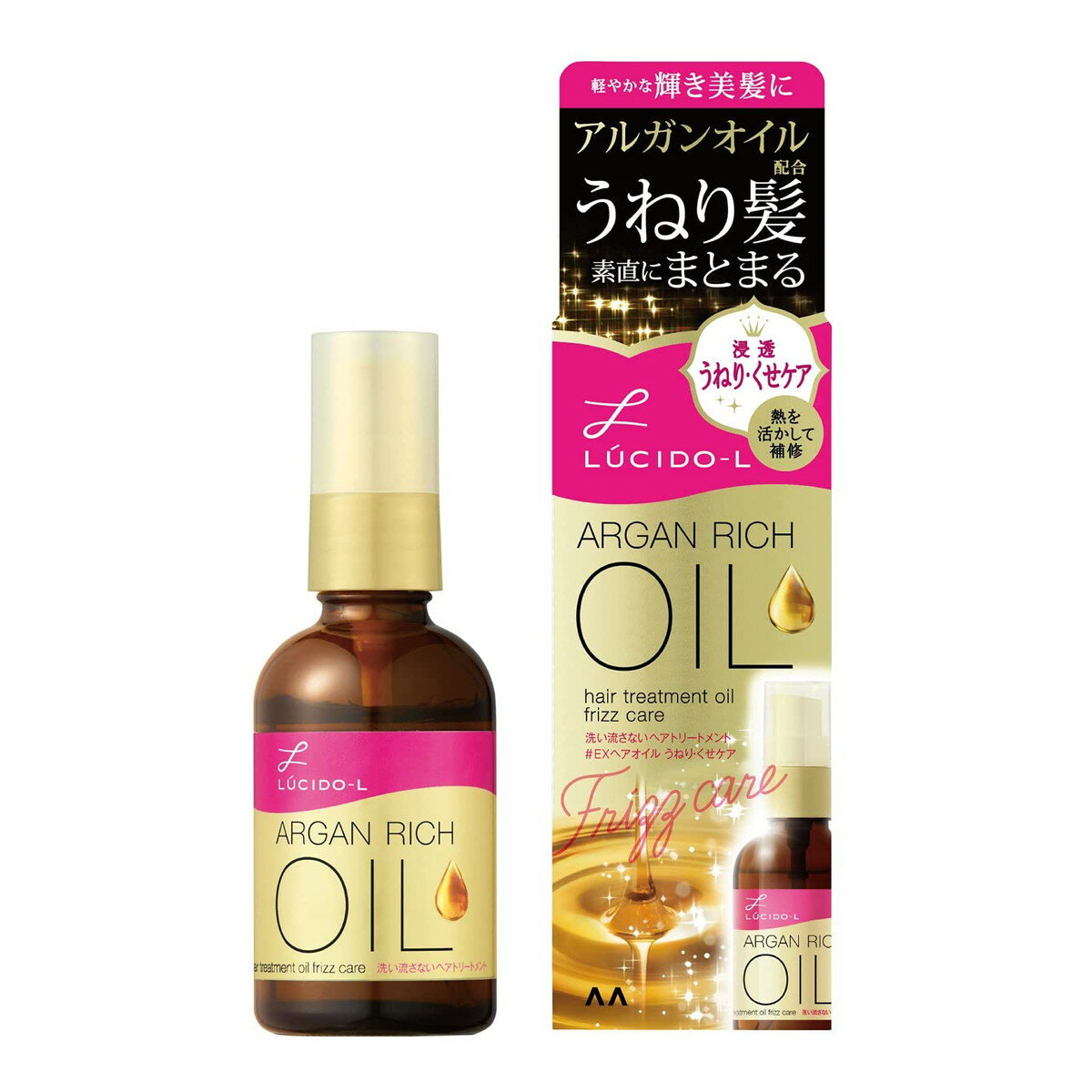 【送料込・まとめ買い×4点セット】マンダム ルシードエル オイルトリートメント #EXヘアオイル うねり・くせケア 60ml