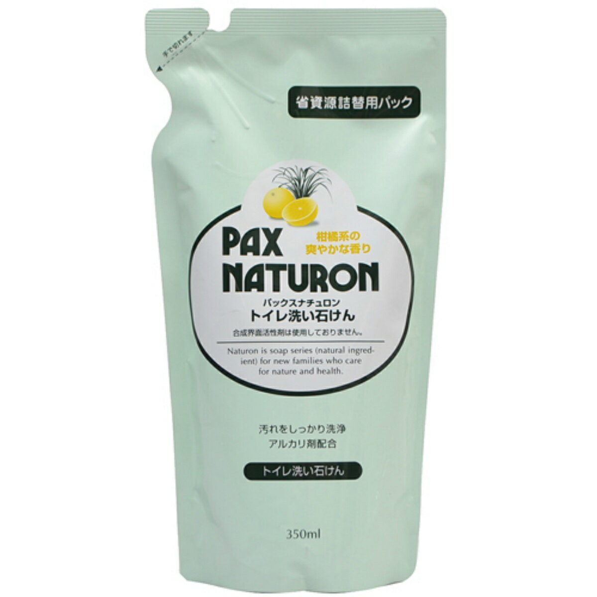 【令和・早い者勝ちセール】太陽油脂 パックスナチュロン PAX NATURON トイレ洗い石けん 詰替用 350ml