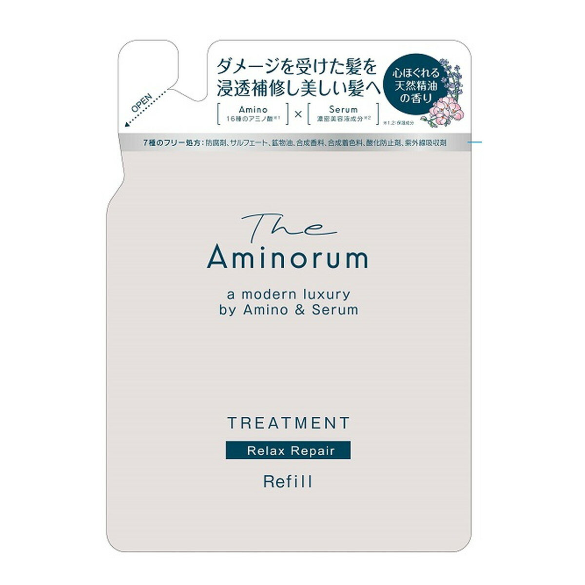 【令和・早い者勝ちセール】熊野油脂 The Aminorum ジ アミノラム トリートメント つめかえ用 350ml