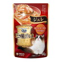 【夜の市★合算2千円超で送料無料対象】ユニ・チャーム 銀のスプーン 三ツ星グルメ パウチ ジュレ まぐろ かつお ささみ 添え 35g