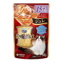 【夜の市★合算2千円超で送料無料対象】ユニ・チャーム 銀のスプーン 三ツ星グルメ ジュレ 15歳頃から まぐろ かつお しらす かにかま 添え 35g
