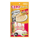 【夜の市★合算2千円超で送料無料対象】いなば CIAO チャオ ちゅーる 1歳までの子ねこ用 とりささみ 14g×4本