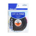 【最大半額!令和セール】クロバー ラブ CL 77-114 ステンレス 待針 ディスク 40本入