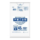 【送料込・まとめ買い×60個セット】日本サニパック GD42 稲沢市指定ごみ袋 不燃ごみ用 45L 10枚入 ごみ袋