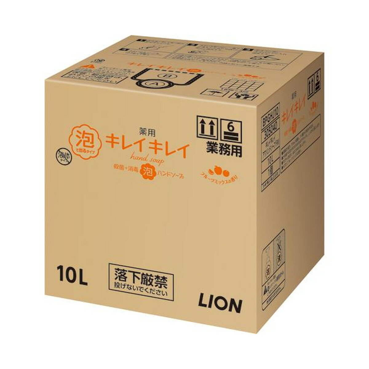 ライオンハイジーン 業務用 キレイキレイ 薬用 泡 ハンドソ—プ フル—ツミックスの香り 10L