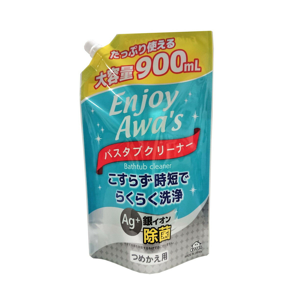 【令和・早い者勝ちセール】ロケット石鹸 バスタブクリーナー つめかえ用 900ml