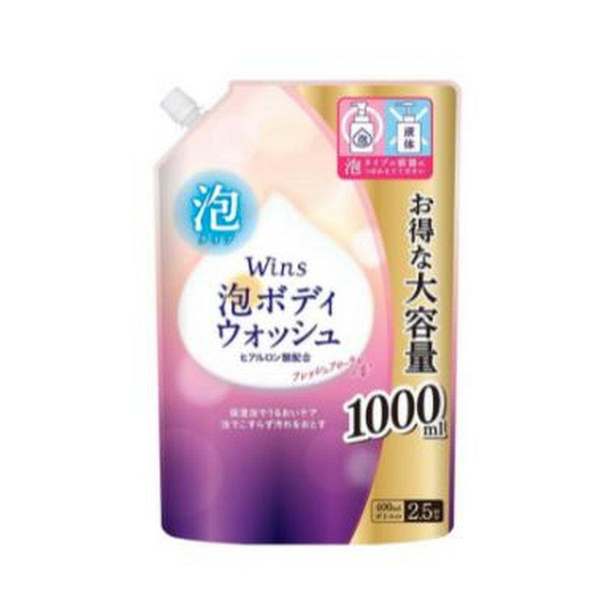 日本合成洗剤 ウインズ 泡 ボディウォッシュ 大容量 つめかえ用 1000ml